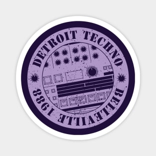 909 Drum Machine Detroit Techno Magnet